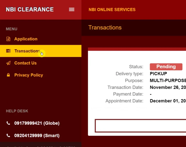 Cancel NBI Appointment Philippines