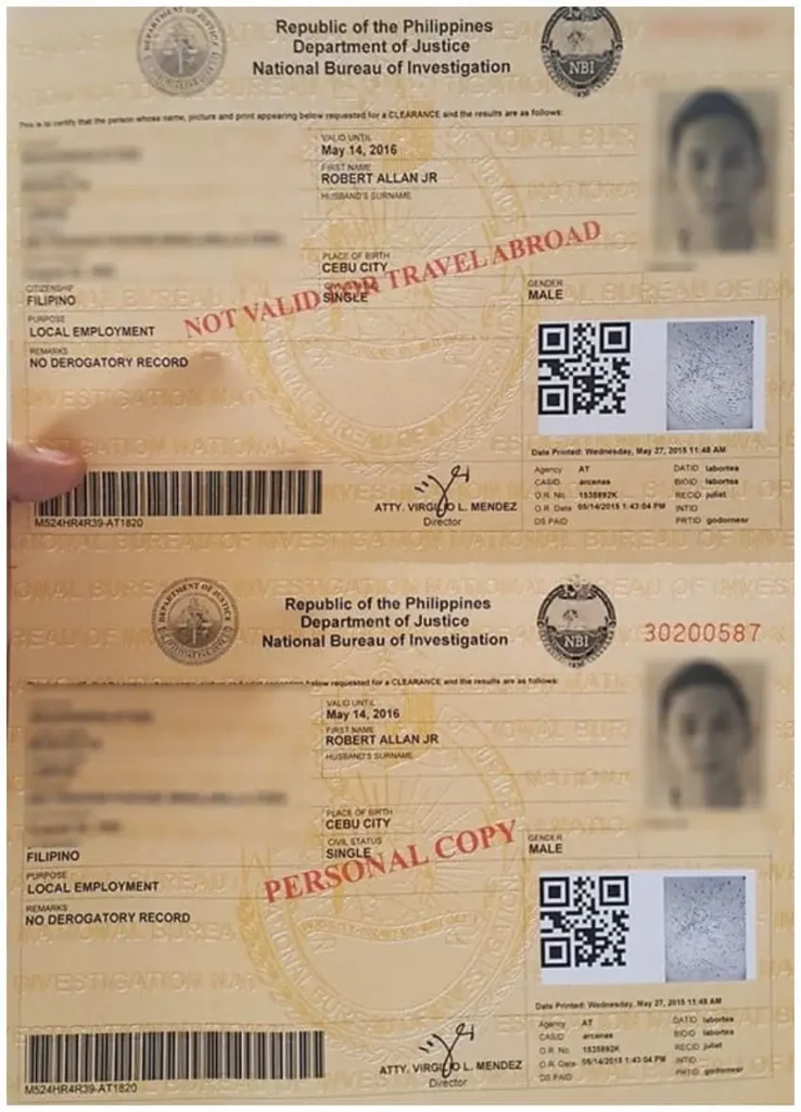 Hit Status in NBI Clearance Philippines