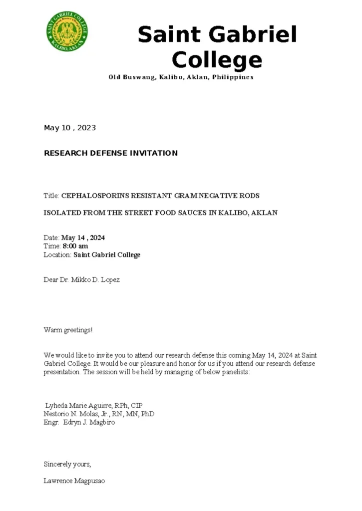 NBI Authorization Letter