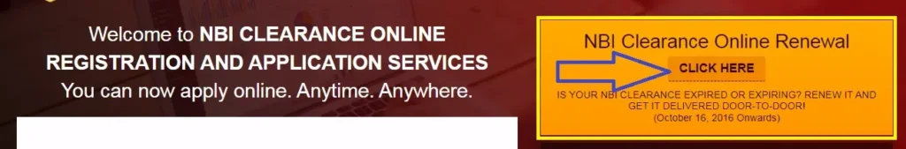 NBI Clearance Renewal Online
