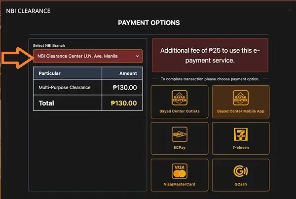NBI Clearance Renewal Online Step 6