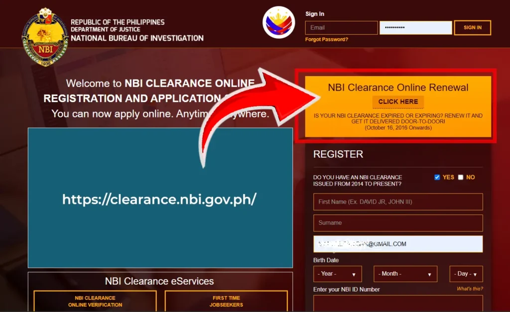 NBI Renewal Appointment